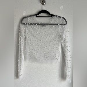Sheer Pearl Top